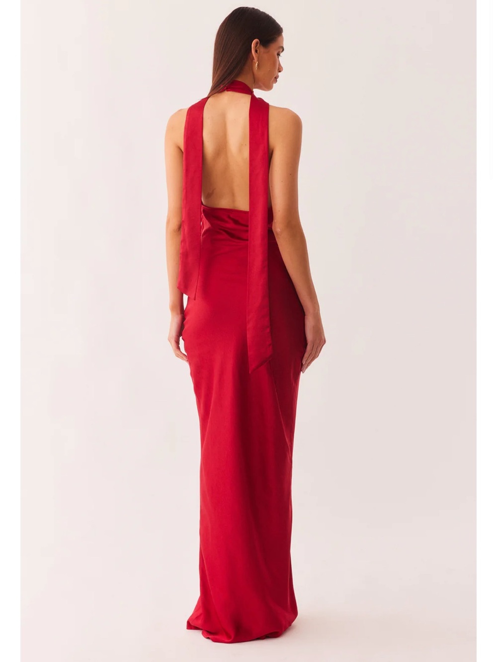 SNDYS Rosanna Maxi Dress in Red - Picture 2 of 7